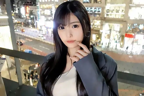 渋谷ナンパで発掘！Gカップ美人の黒髪揺れる悩殺騎乗位＆極上手コキに悶絶必至